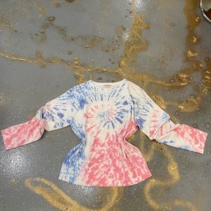 Tie dye knit sweater